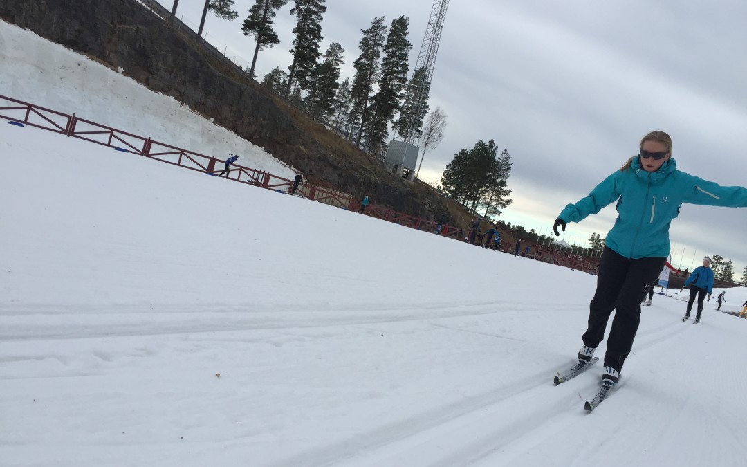 Extra skidteknikträningar på snö